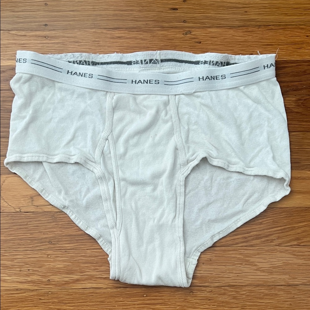 Vintage Hanes Men's White Briefs